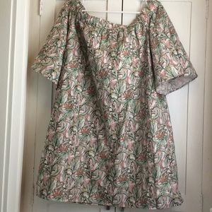 NWT H&M Cotton Print Dress 10